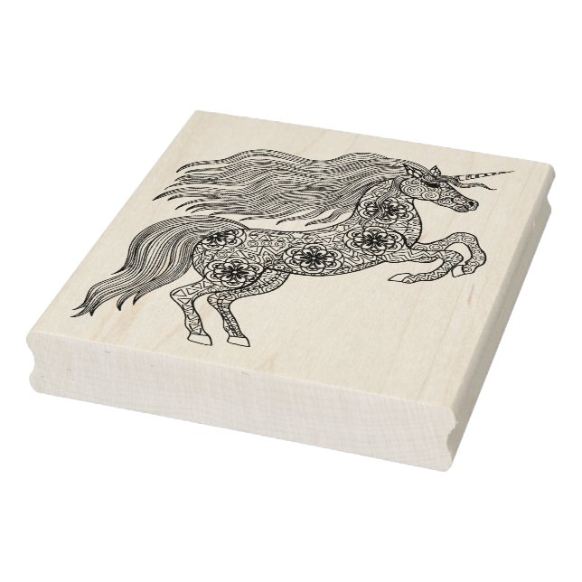 Inspired Magic Unicorn Rubber Stamp (Stamp)