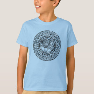 Inspired Mandala Autumn Oak Leaf T-Shirt