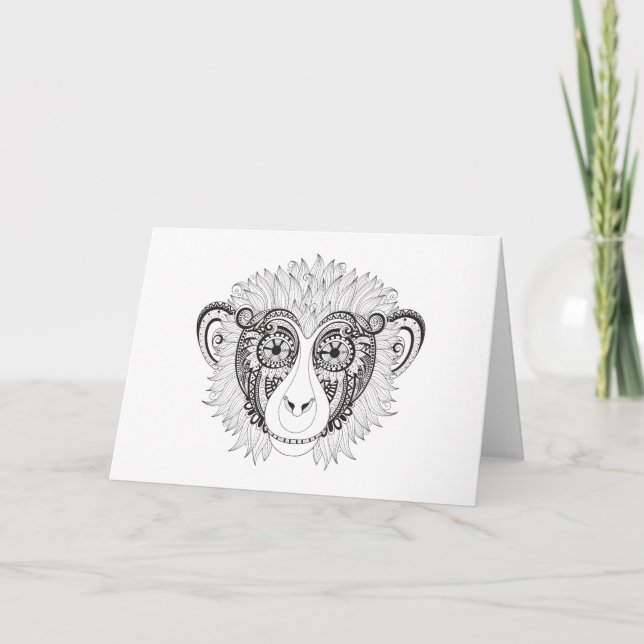 Inspired Monkey Card (Front)