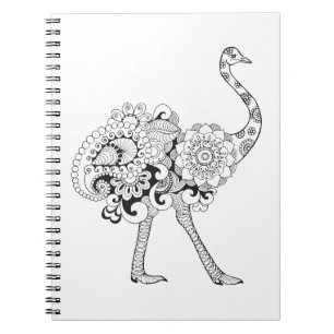 Inspired Ostrich Notebook