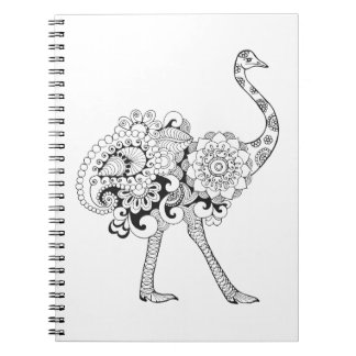 Inspired Ostrich Notebook