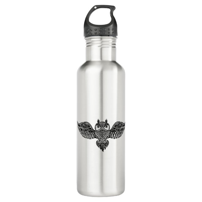 Inspired Owl 710 Ml Water Bottle (Front)