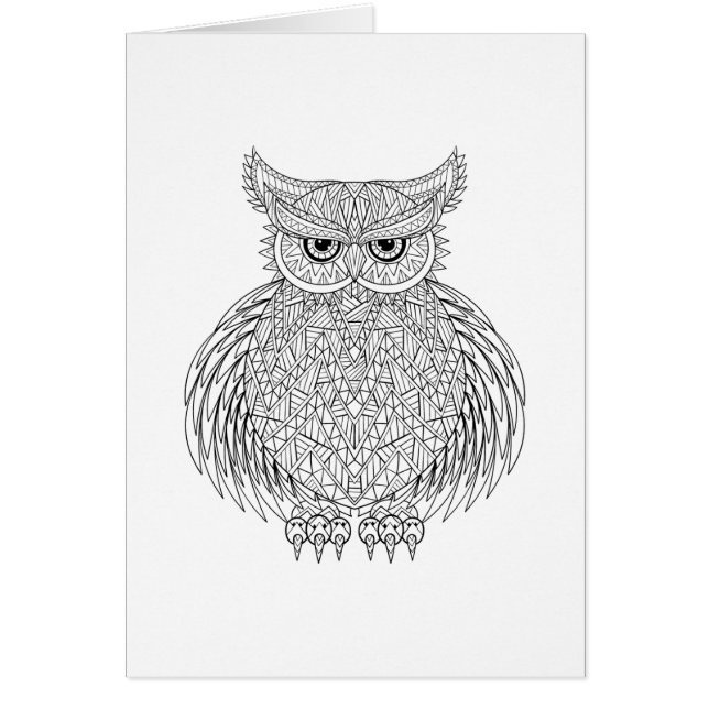 Inspired Owl Bird Totem (Front)