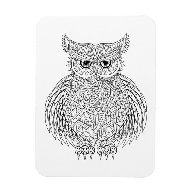 Inspired Owl Bird Totem Magnet (Vertical)