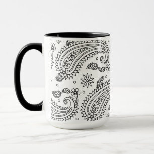 Inspired Paisley Design Mug