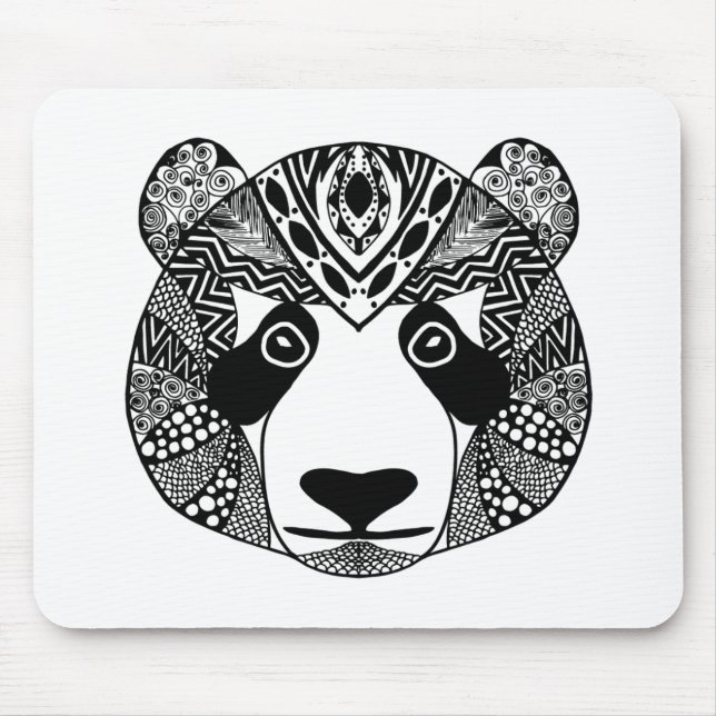 Inspired Panda Mouse Mat (Front)