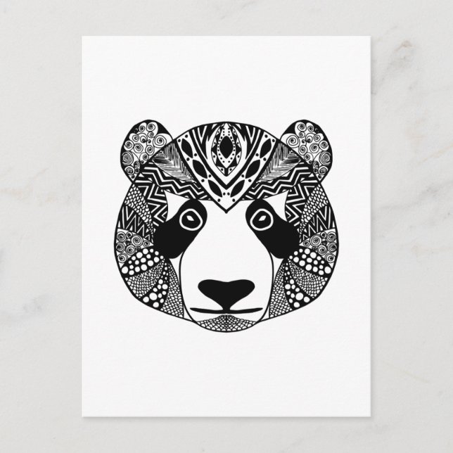 Inspired Panda Postcard (Front)