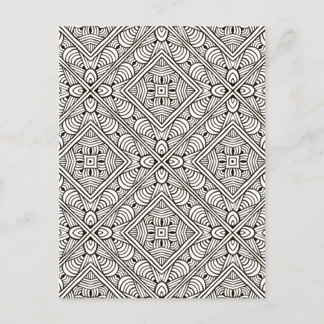 Inspired Pattern Postcard (Front)
