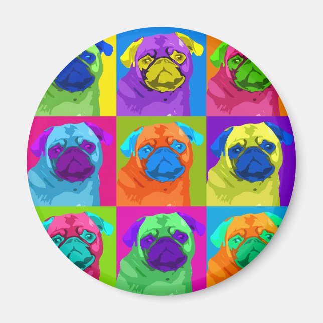 inspired Pug Magnet (Front)