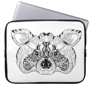 Inspired Racoon Laptop Sleeve