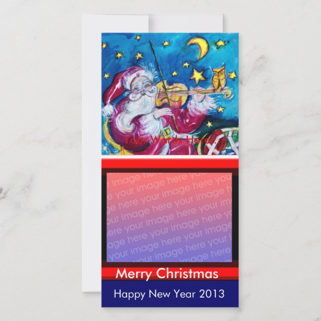 INSPIRED SANTA CHRISTMAS PHOTO TEMPLATE (Front)