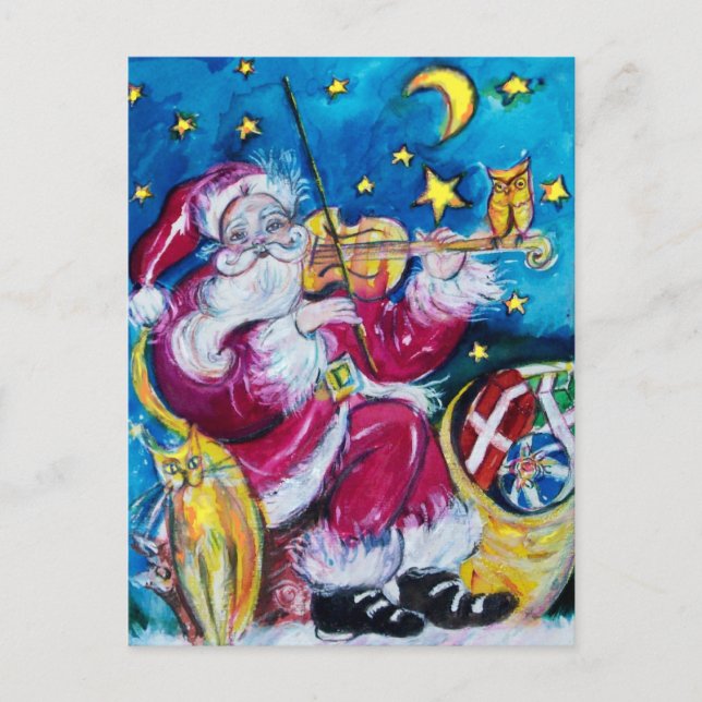 INSPIRED SANTA HOLIDAY POSTCARD (Front)