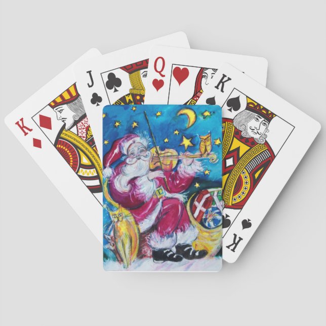 INSPIRED SANTA PLAYING CARDS (Back)