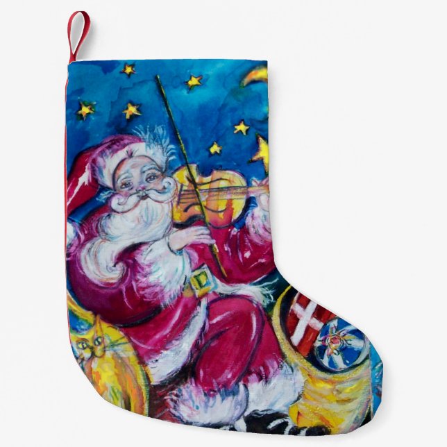 INSPIRED SANTA SMALL CHRISTMAS STOCKING (Front)