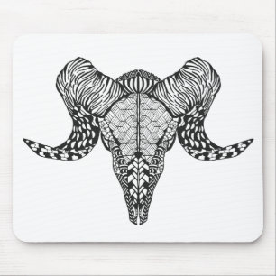 Inspired Sheep Skull Mouse Mat