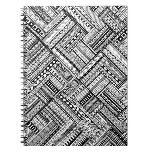 Inspired Tribal Art Pattern Notebook