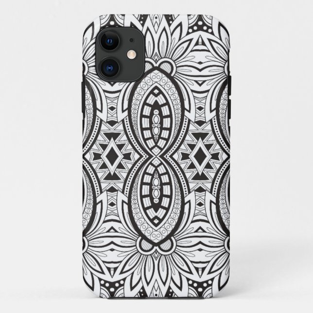 Inspired Tribal Drawing Case-Mate iPhone Case (Back)
