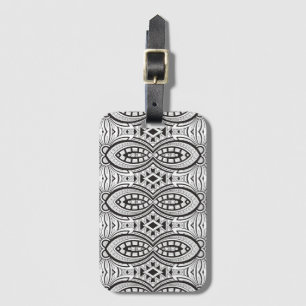 Inspired Tribal Drawing Luggage Tag
