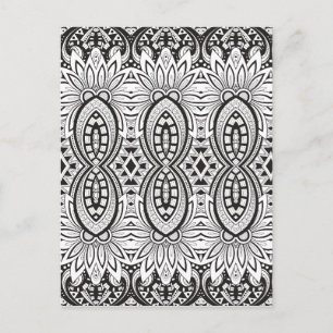 Inspired Tribal Drawing Postcard