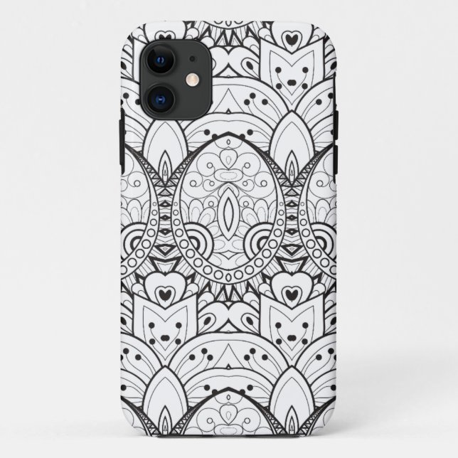 Inspired Tribal Illustration Case-Mate iPhone Case (Back)