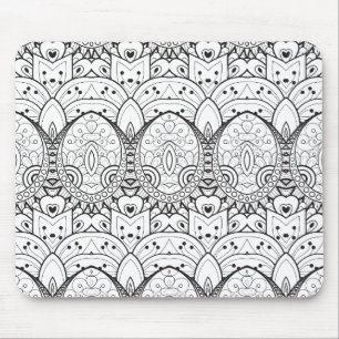 Inspired Tribal Illustration Mouse Mat
