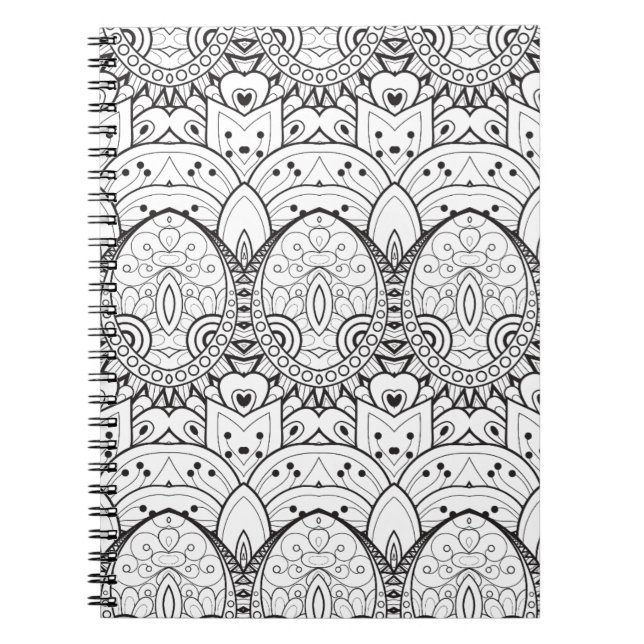 Inspired Tribal Illustration Notebook (Front)