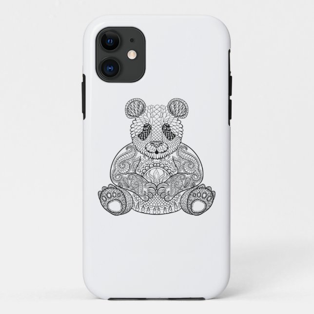Inspired Tribal Panda Case-Mate iPhone Case (Back)