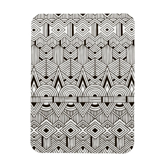 Inspired Tribal Pattern Magnet (Vertical)