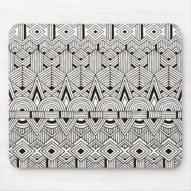 Inspired Tribal Pattern Mouse Mat (Front)
