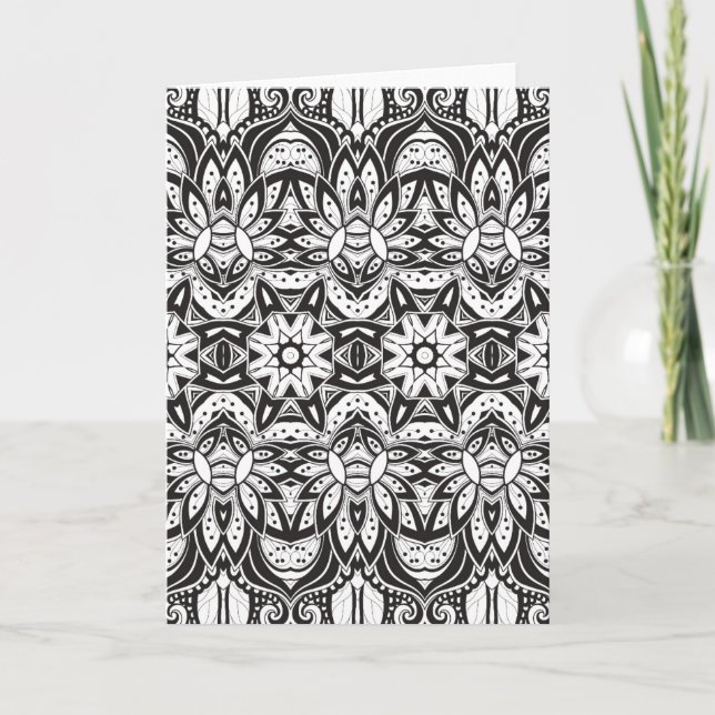 Inspired Tribal Style  Illustration Card (Front)