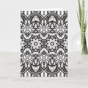 Inspired Tribal Style Illustration Card