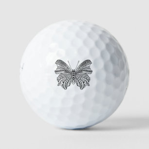 Inspired Tropical Butterfly Golf Balls