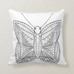 Inspired Tropical Design Butterfly Cushion