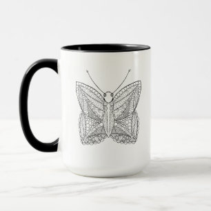 Inspired Tropical Design Butterfly Mug