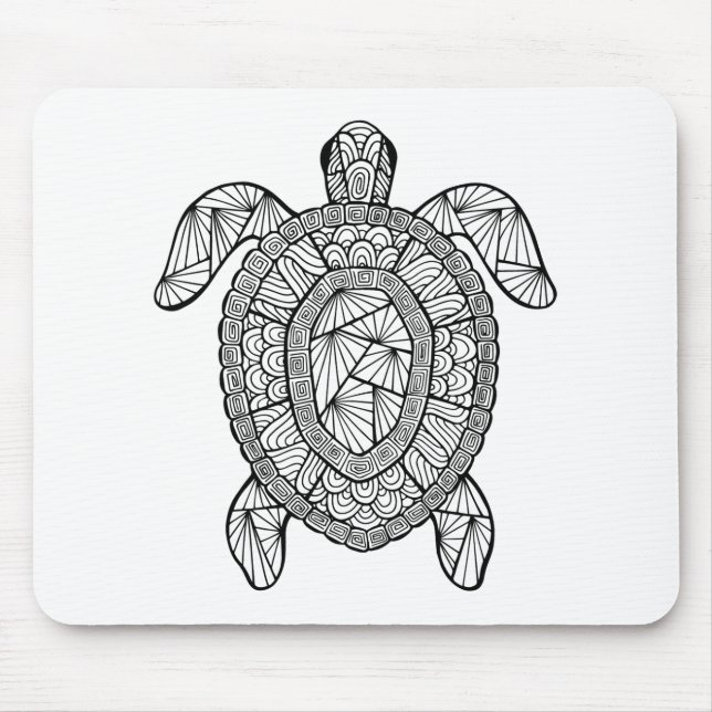 Inspired Turtle Mouse Mat (Front)