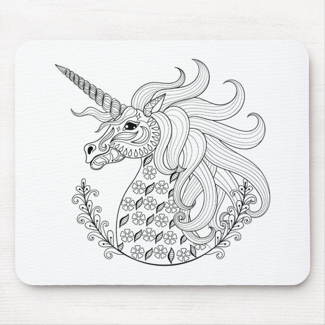 Inspired Unicorn Mouse Mat (Front)