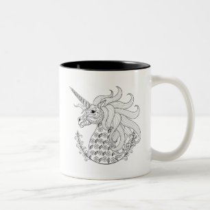 Inspired Unicorn Two-Tone Coffee Mug
