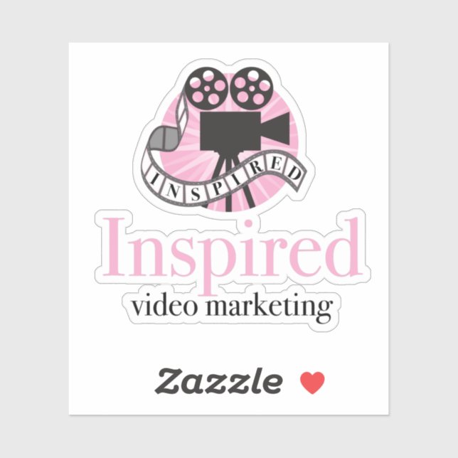 Inspired Video Marketing Vinyl Sticker (Sheet)