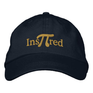 Inspired with Pi Embroidered Hat
