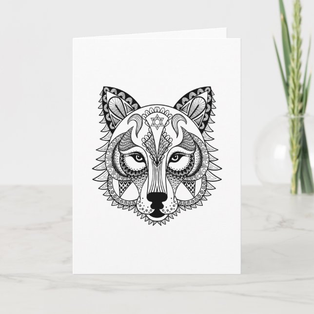 Inspired Wolf Card (Front)