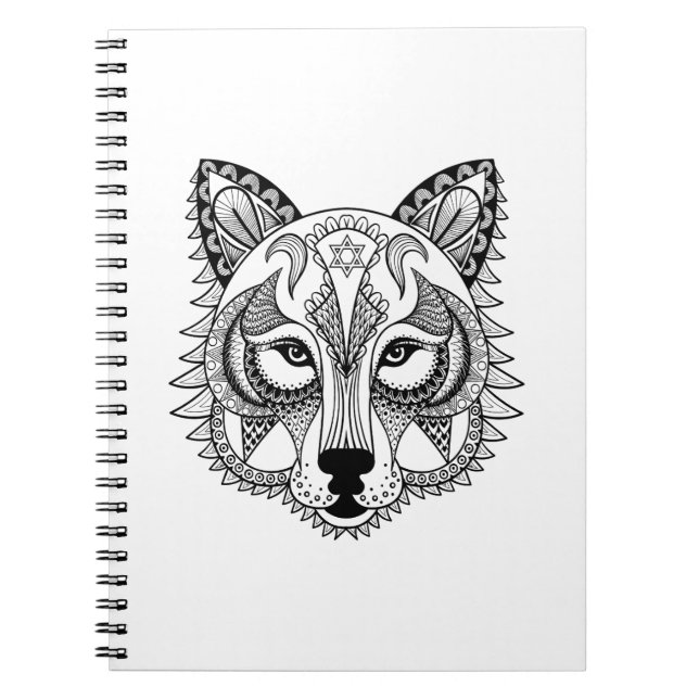 Inspired Wolf Notebook (Front)