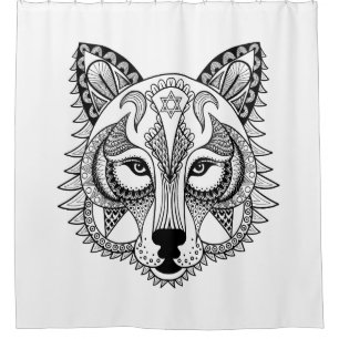 Inspired Wolf Shower Curtain