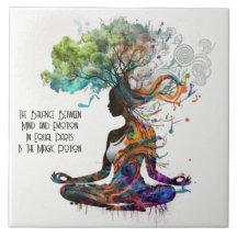 Inspired Woman Magic Potion Ceramic Tile
