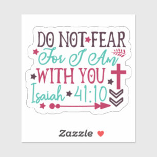 Inspiring Bible Verse Sticker for Uplifting Decor