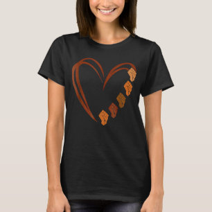 Inspiring Black Leaders Power Fist Hand Black Hist T-Shirt