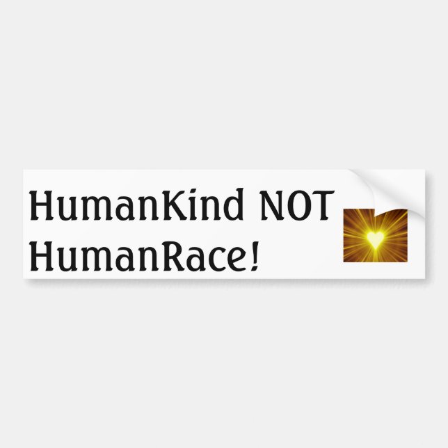Inspiring car bumper sticker (Front)