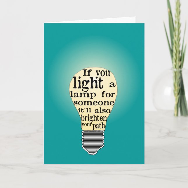 Inspiring Care Giving Quote Card (Front)