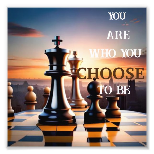 inspiring chess wall art (Front)