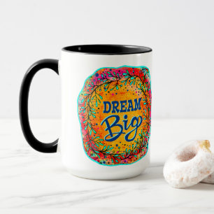 Inspiring Colourful Dream Big Inspirivity Mug