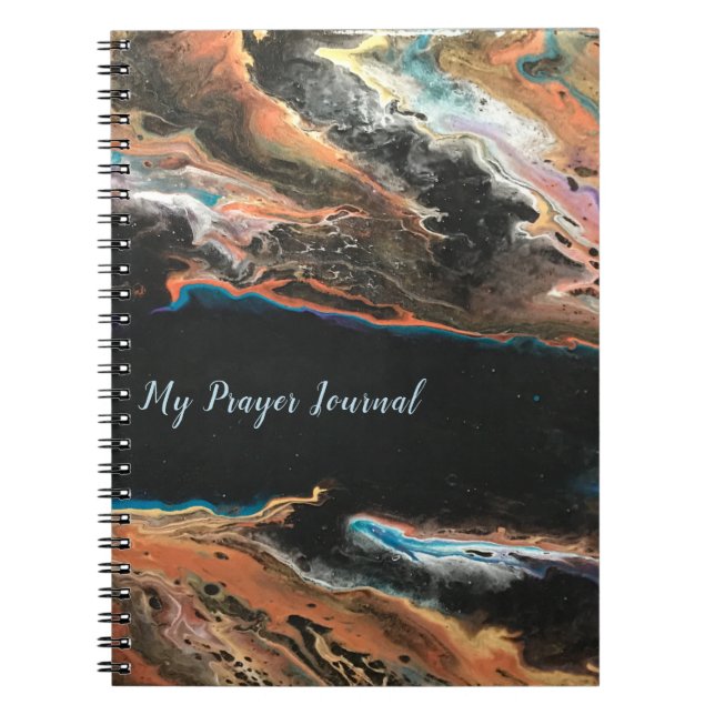 Inspiring Cover Spiral Notebook Prayer Journal (Front)